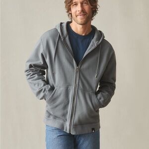 NEW W /O TAGS American Giant Relaxed Fit Lava Smoke Full Zip‎ Hoodie Men’s Large
